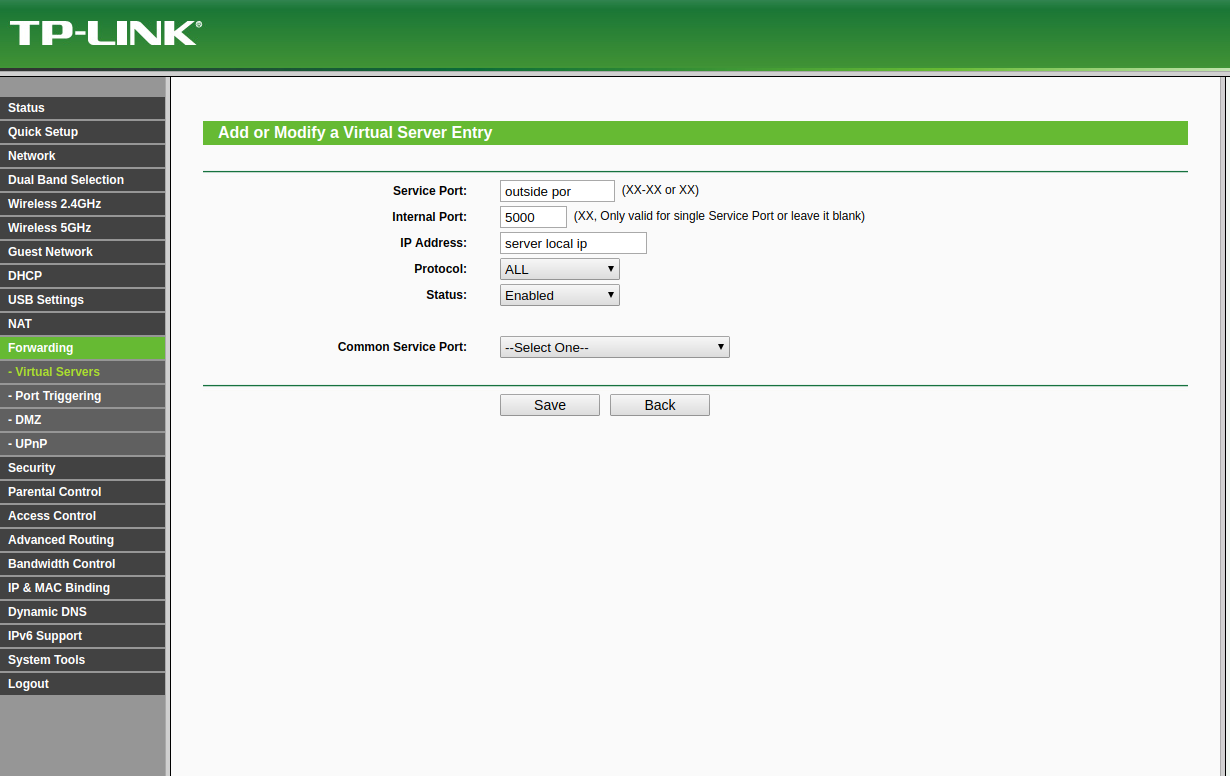 Create a Port Forward for StarCraft in your Router